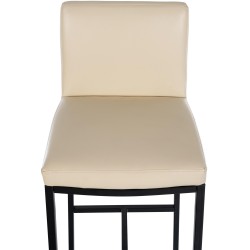 Juego de 2 taburetes de bar Freeport en piel sintética B