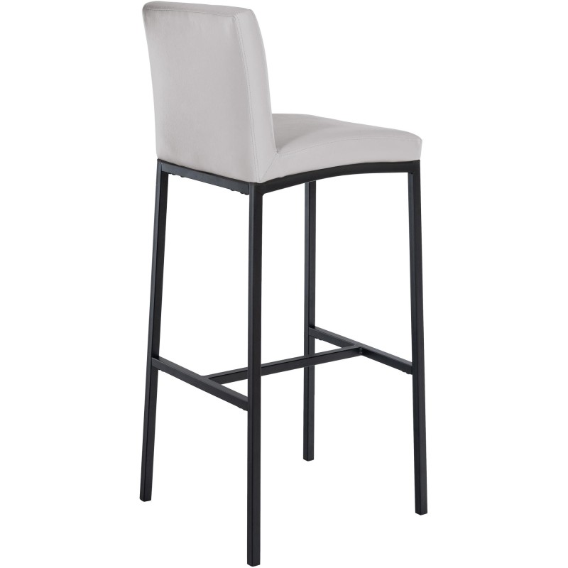 Juego de 2 taburetes de bar Freeport en piel sintética B