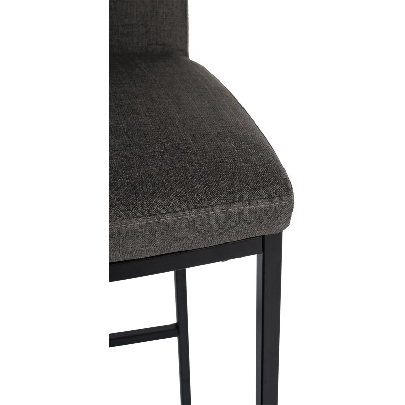 Juego de 2 taburetes de bar Freeport tapizados en tela B