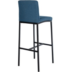 Juego de 2 taburetes de bar Freeport tapizados en tela B