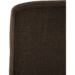 Juego de 2 taburetes de bar Freeport tapizados en tela B