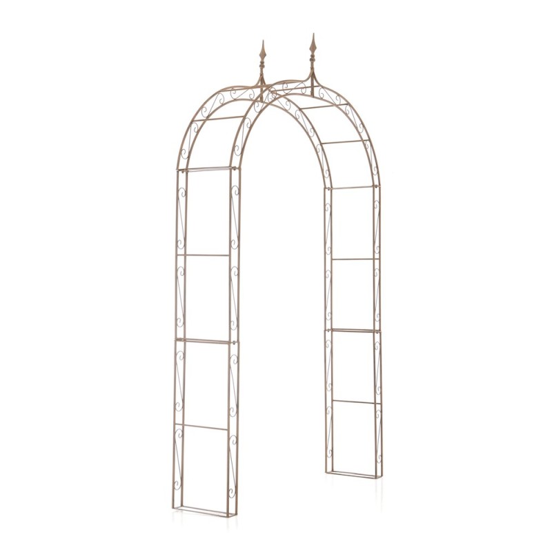 lazo de rosa Lenz marrón antiguo