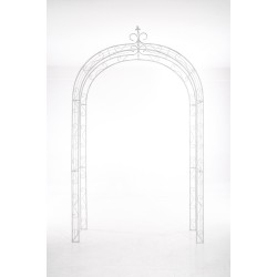 Arco de rosas sol blanco antiguo