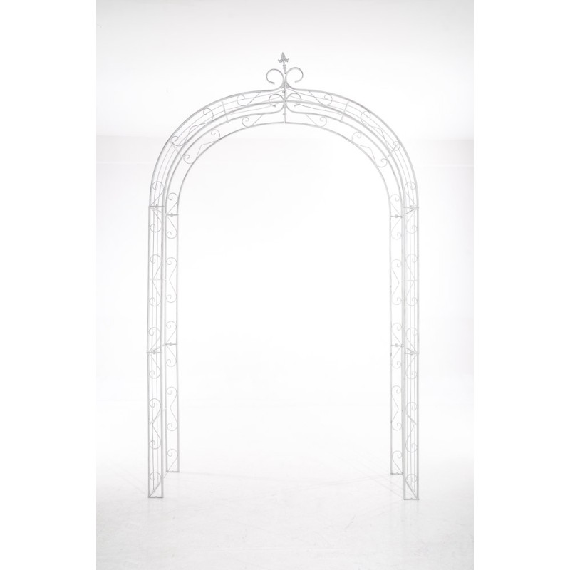 Arco de rosas sol blanco antiguo