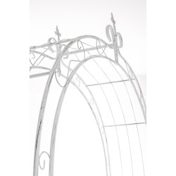 Arco de rosas sol blanco antiguo