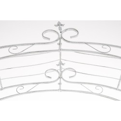 Arco de rosas sol blanco antiguo