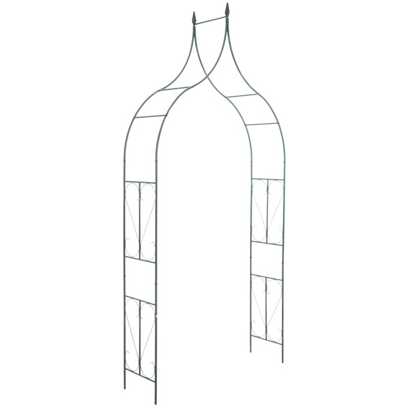 Arco rosa de los años 40, verde