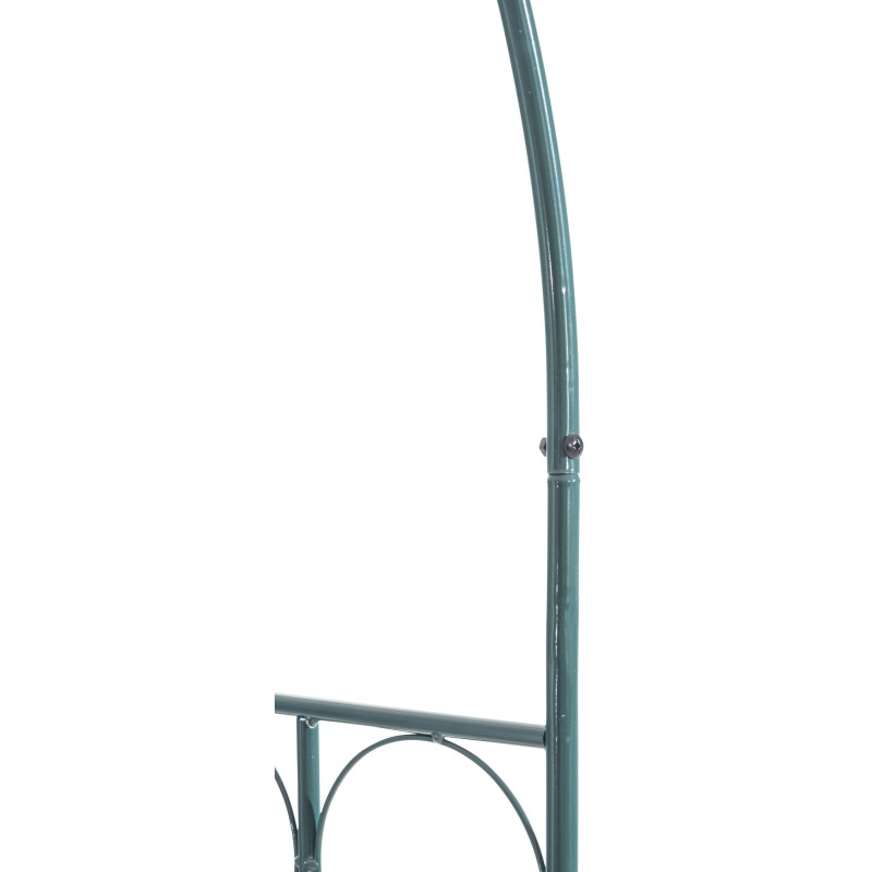 Arco rosa de los años 40, verde