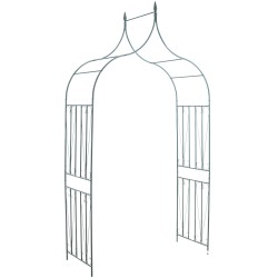 Arco verde en forma de rosa de la década de 1960