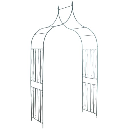 Arco verde en forma de rosa de la década de 1960