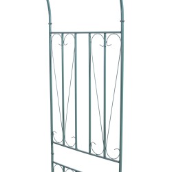 Arco verde en forma de rosa de la década de 1960