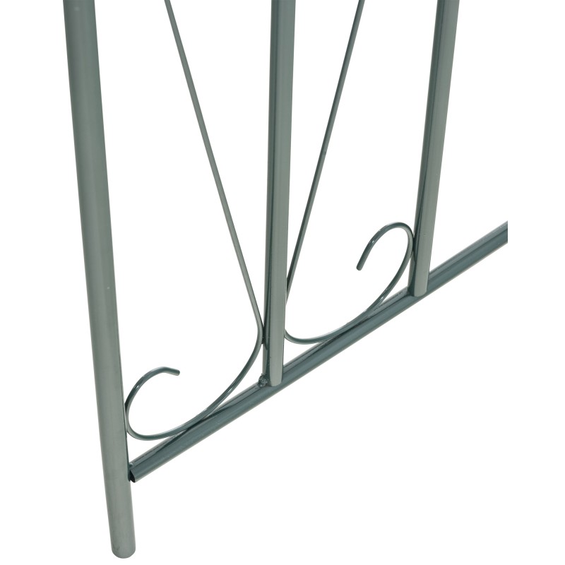 Arco verde en forma de rosa de la década de 1960