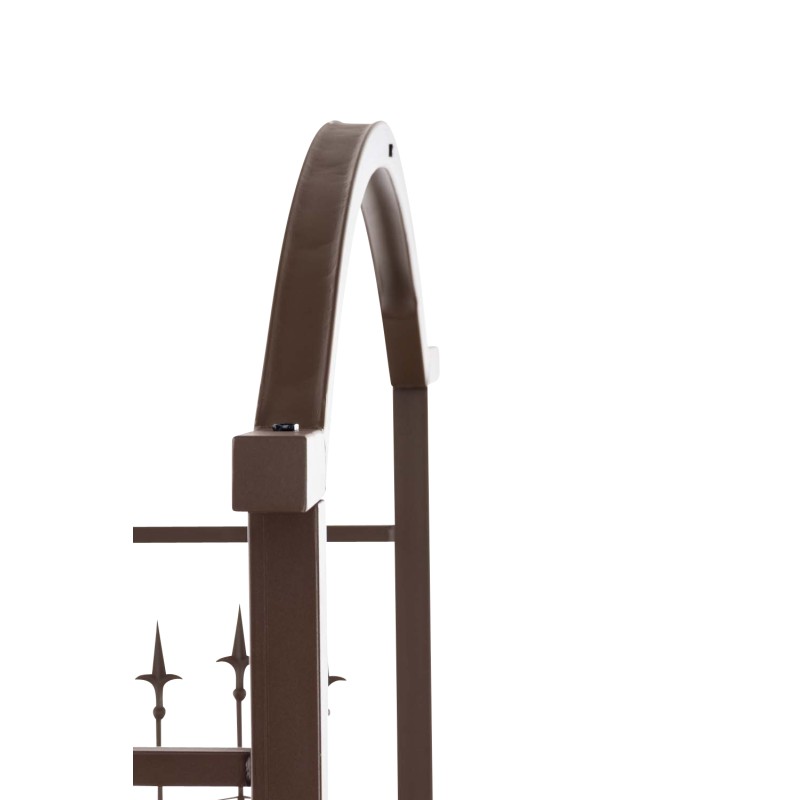 Arco rosa de Luxor con puerta marrón