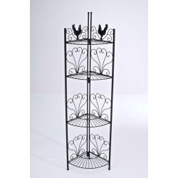 Estante negro de María