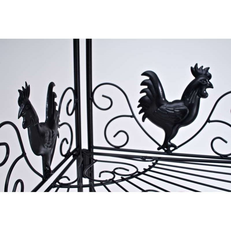 Estante negro de María