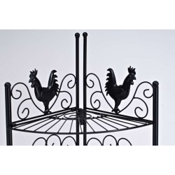 Estante negro de María