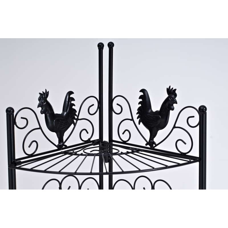 Estante negro de María