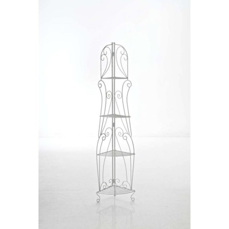 Estantería Irma, blanco antiguo