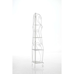 Estantería Irma, blanco antiguo