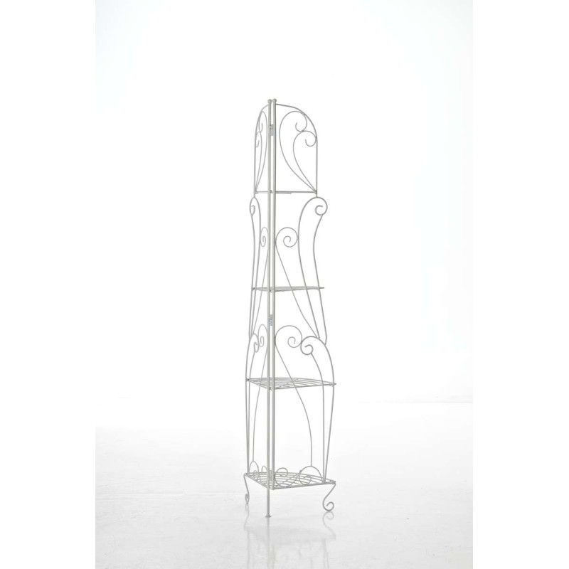 Estantería Irma, blanco antiguo