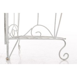 Estantería Irma, blanco antiguo