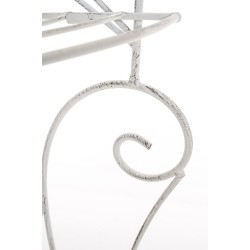 Estantería Irma, blanco antiguo