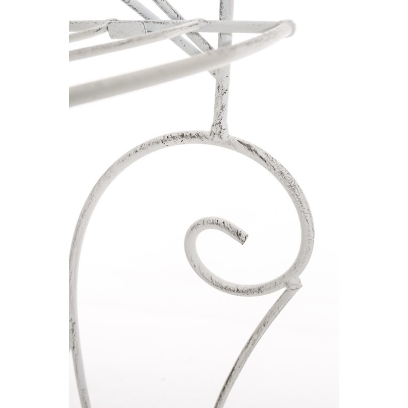 Estantería Irma, blanco antiguo