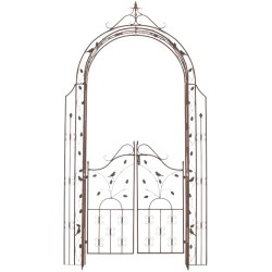 Arco de rosas marrón antiguo de Granada