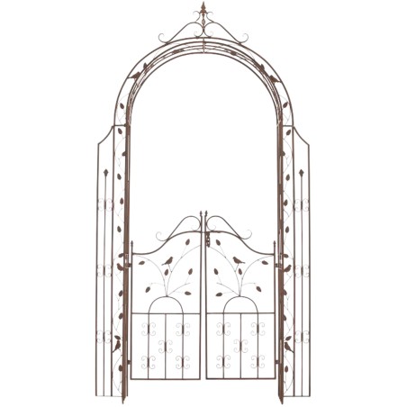Arco de rosas marrón antiguo de Granada