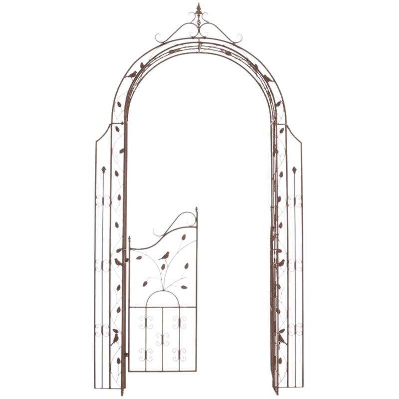 Arco de rosas marrón antiguo de Granada