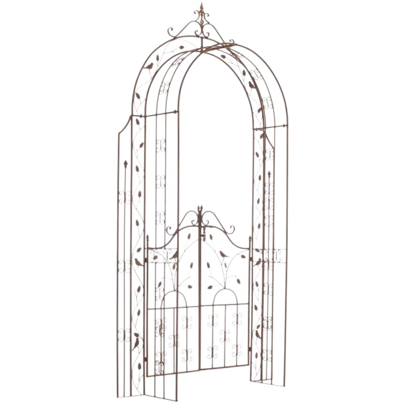 Arco de rosas marrón antiguo de Granada