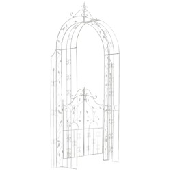 Arco de rosas Granada blanco antiguo