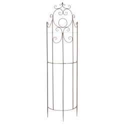 Enrejado antiguo de lavanda marrón