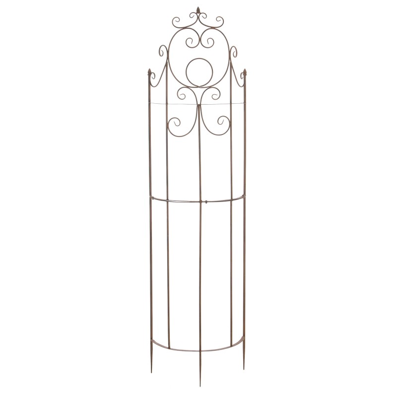 Enrejado antiguo de lavanda marrón