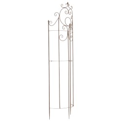 Enrejado antiguo de lavanda marrón