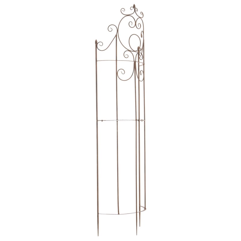 Enrejado antiguo de lavanda marrón