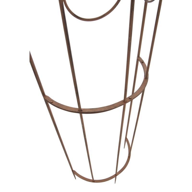 Enrejado antiguo de lavanda marrón