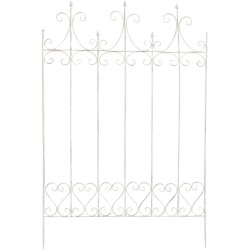 enrejado de lila blanca antigua