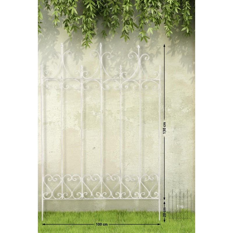 enrejado de lila blanca antigua