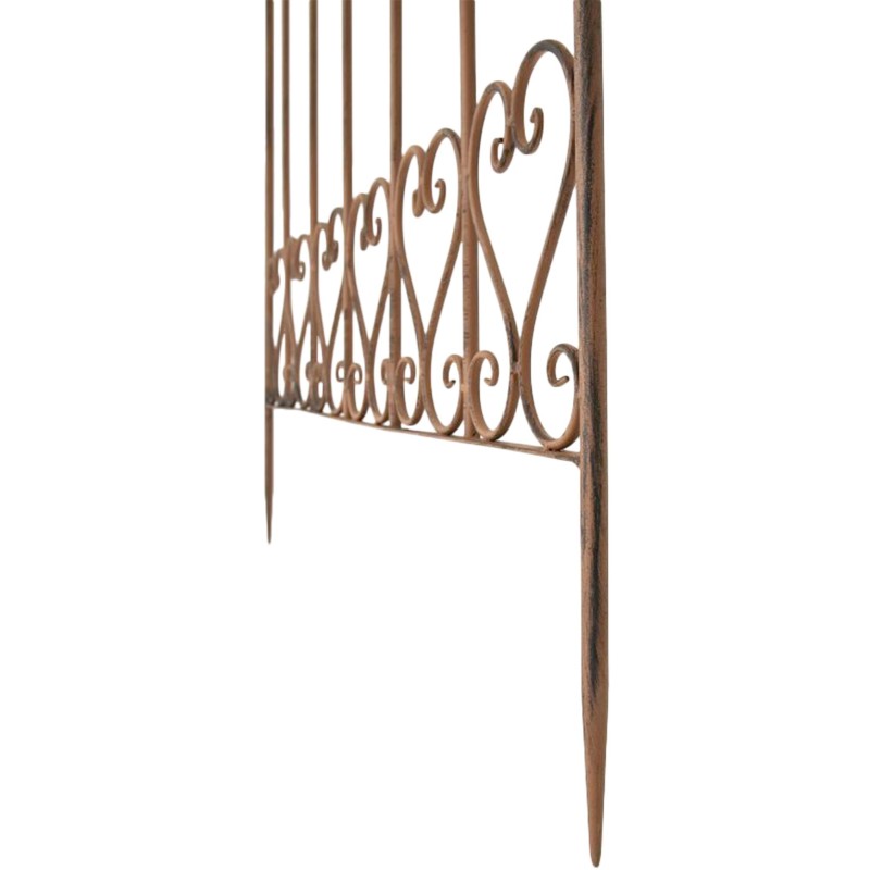 Enrejado antiguo de lila marrón