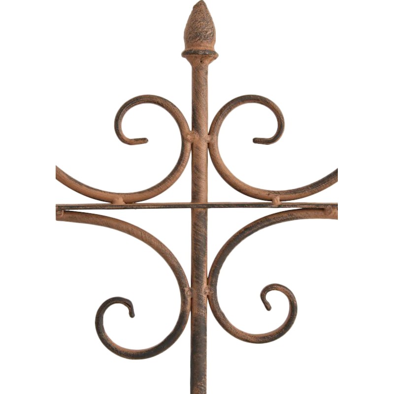 Enrejado antiguo de lila marrón