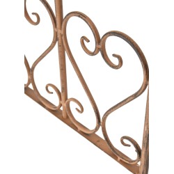 Enrejado antiguo de lila marrón