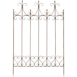 Enrejado antiguo de lila marrón