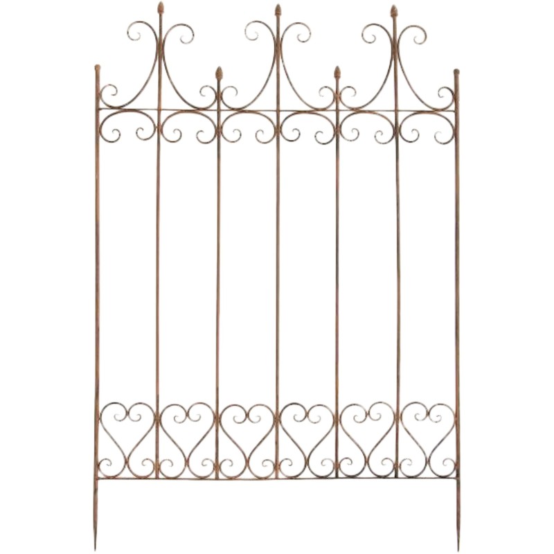 Enrejado antiguo de lila marrón