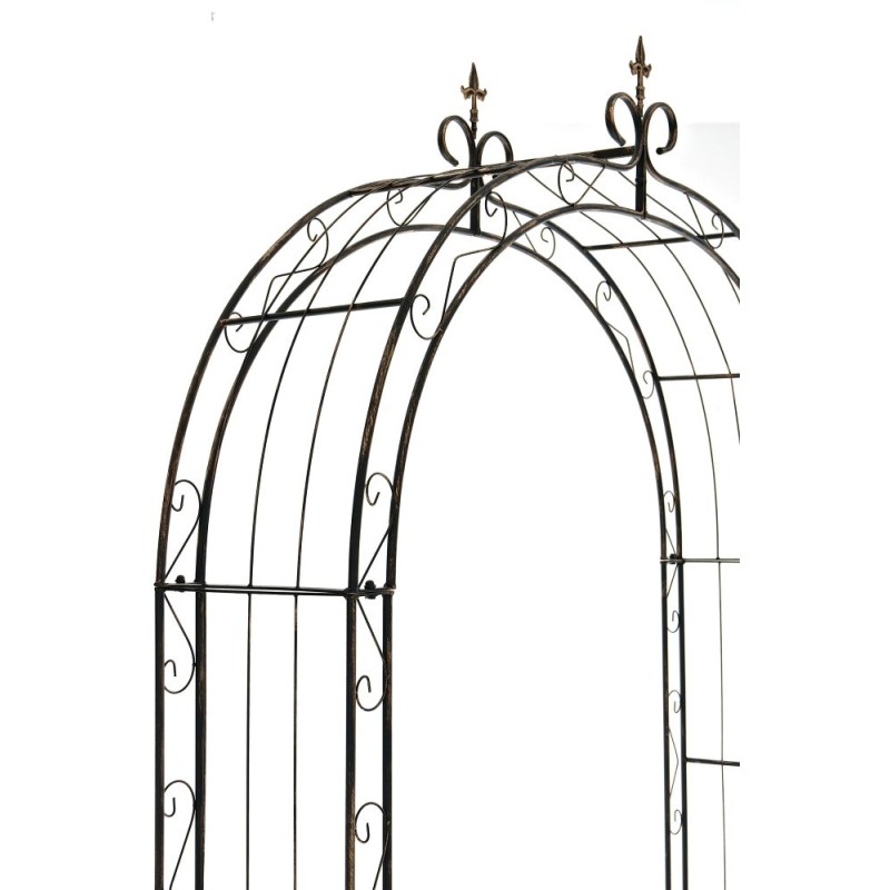 Arco de rosas bronce sol