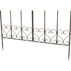 enrejado de lila bronce