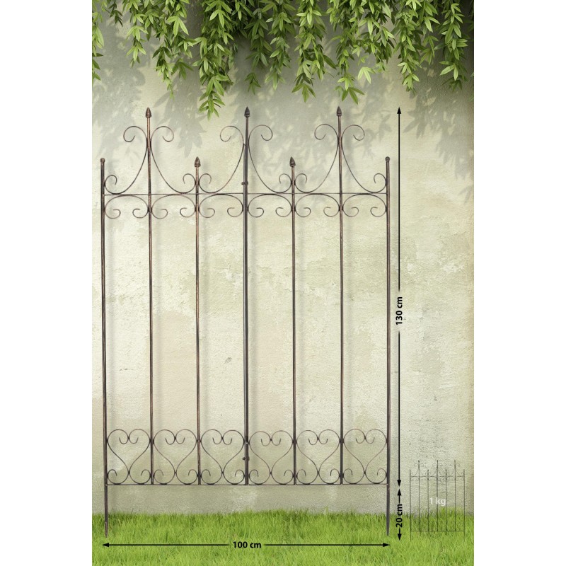 enrejado de lila bronce