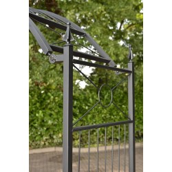 lazo de rosa flexible negro