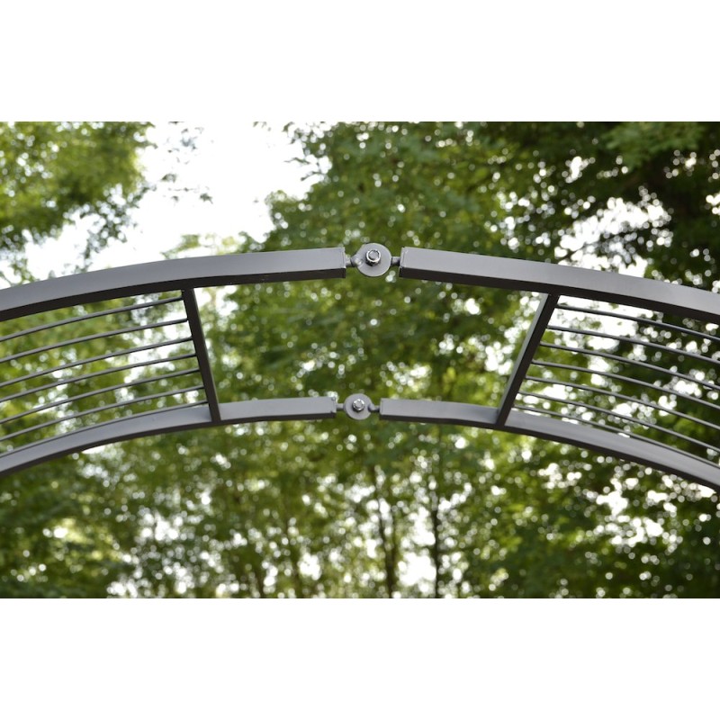 lazo de rosa flexible negro