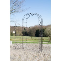 Arco de rosas con puerta Melissa de bronce